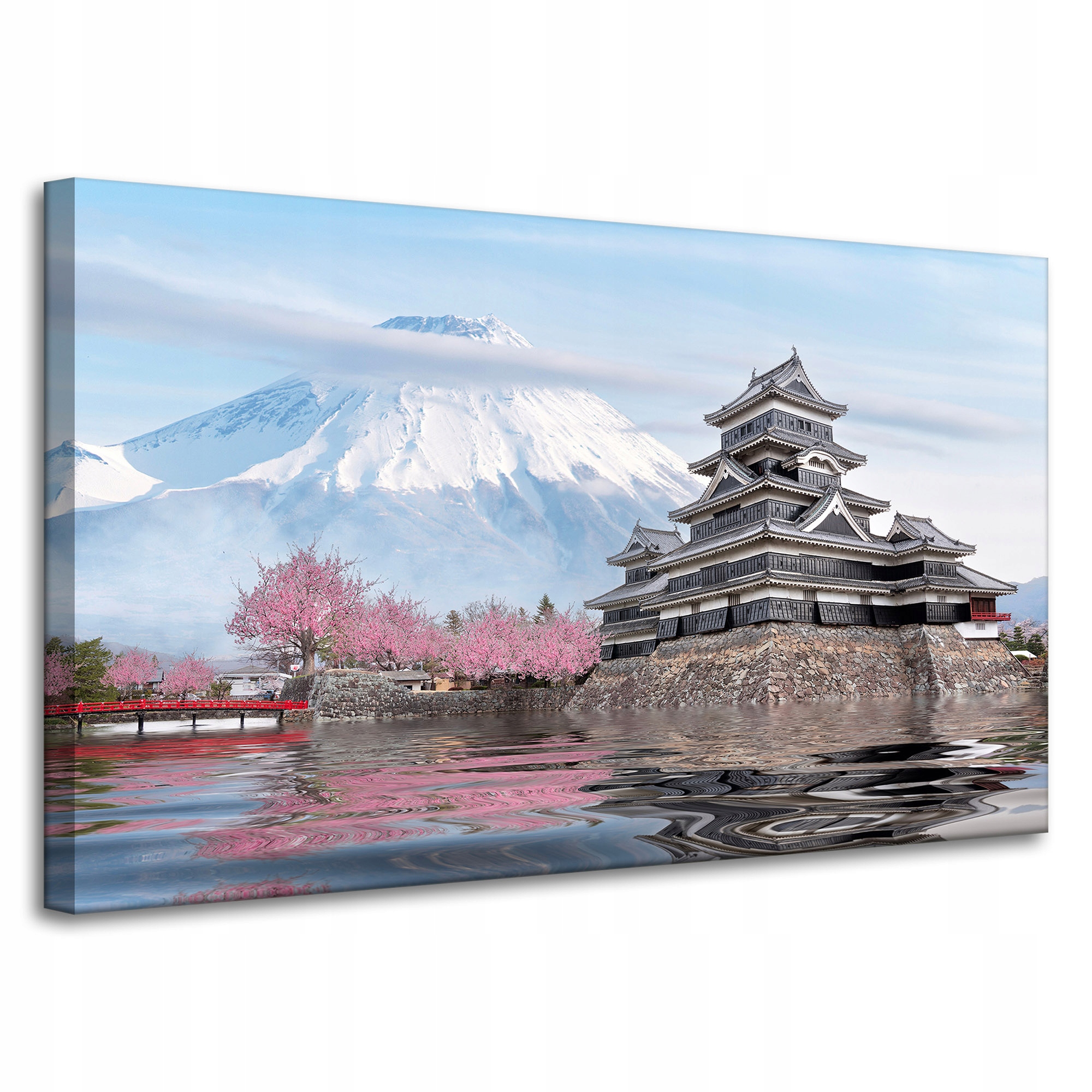 Obraz na plátně Příroda Domeček u Fudži 100x60 cm