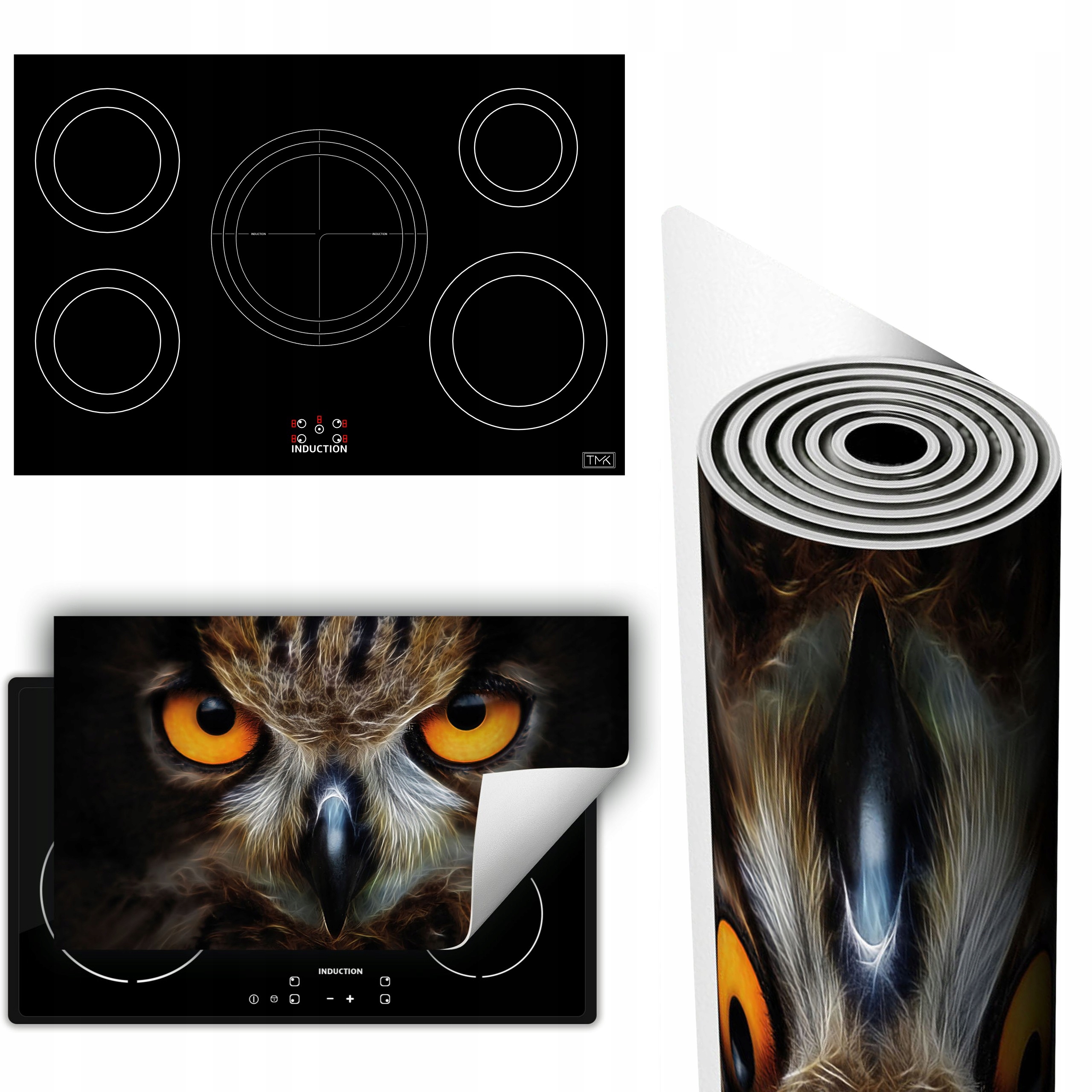 Vinylová Podložka Ochrana Kuchyňské Desky 90x52 sova