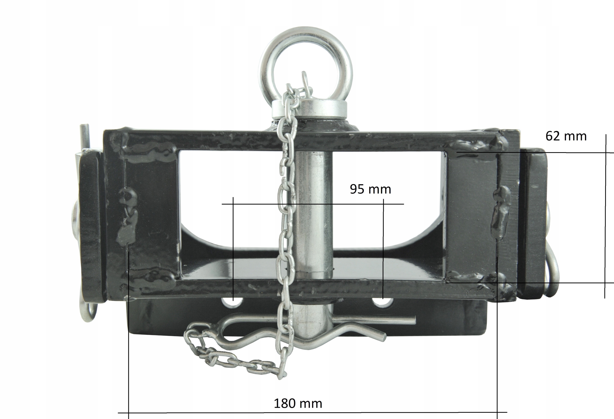 Zaczep do przyczepy ruchomy 62x180 mm ze sworzniem Numer katalogowy części vst_front_hitch