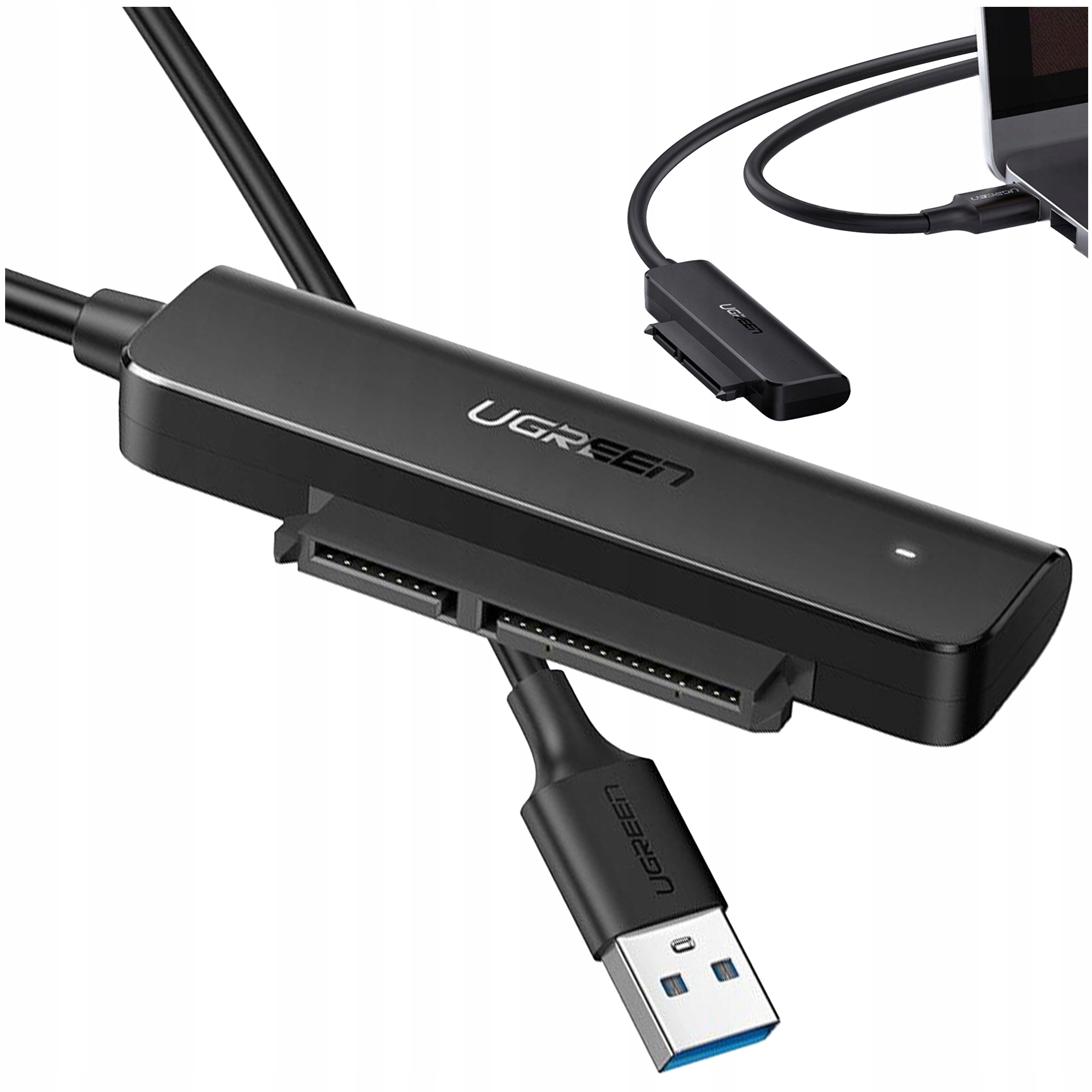 Ugreen Adapter Przejściówka Do Dysku Hdd Ssd 2,5 Sata III Usb Do 5GBPS