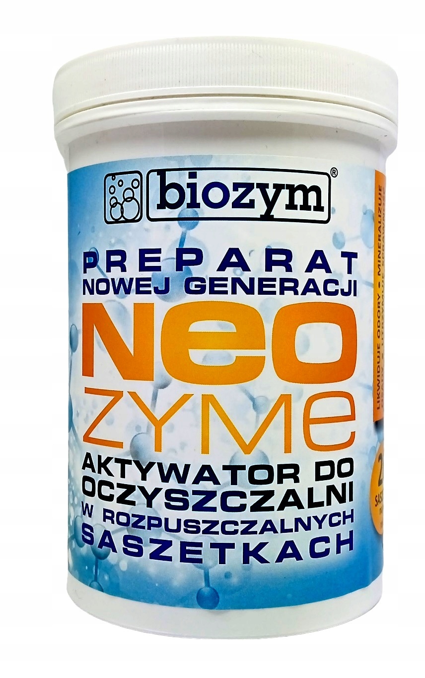 Neozyme saszetki bakterie do szamb i oczyszczalni