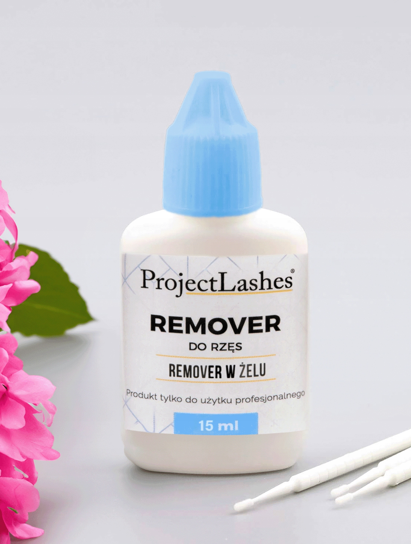REMOVER DO USUWANIA KLEJU Z RZĘS W ŻELU 15 ml ProjectLashes Pojemność 15 ml