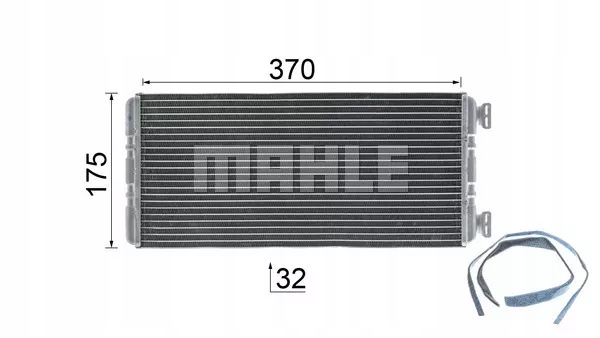 радиатор отопителя AH 131 000P mahle