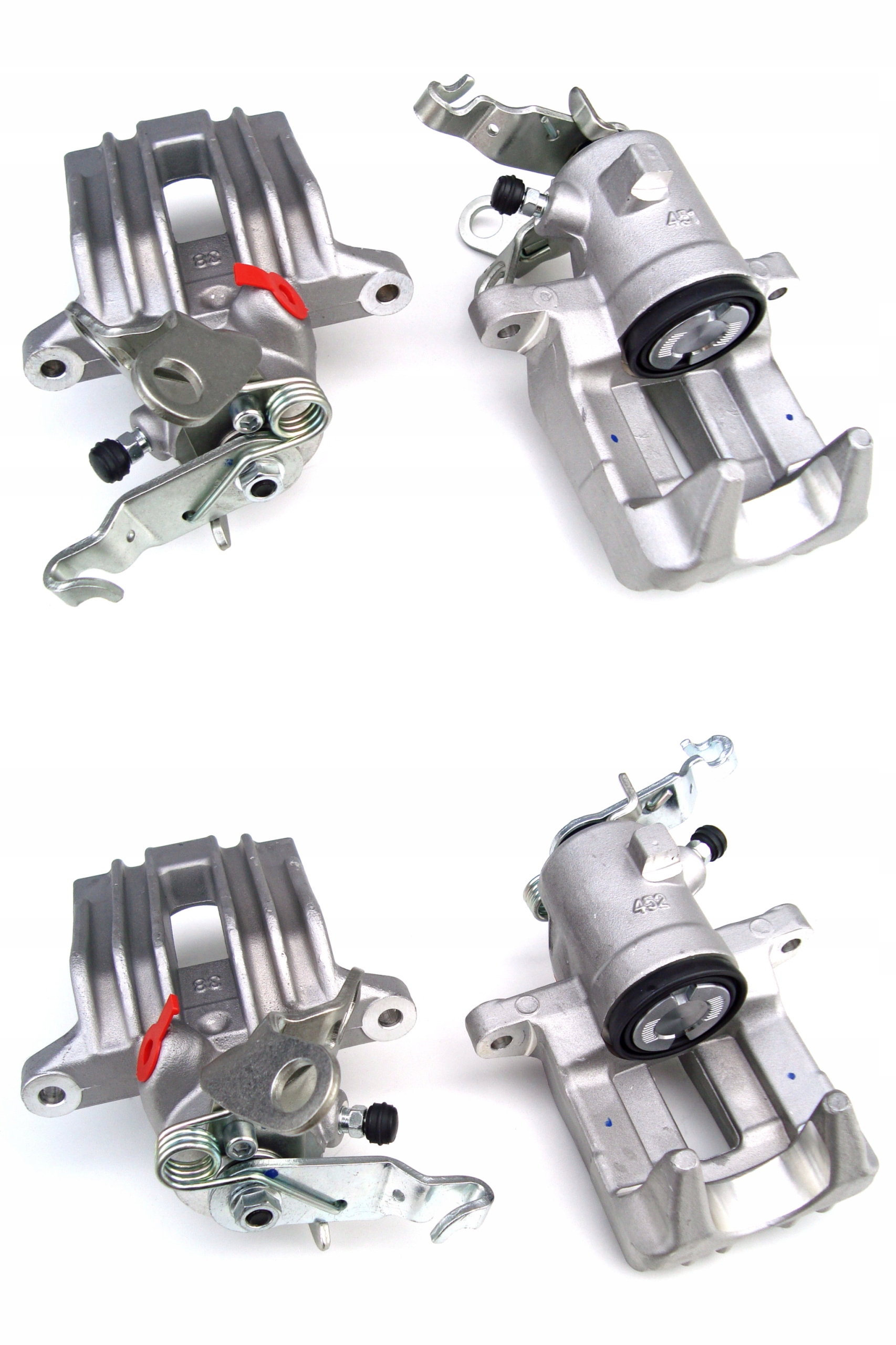 GT80-011+GT80-012 - ЗАЖИМЫ ЗАДНИЙ ЛЕВЫЙ+ПРАВЫЙ ДЛЯ VW GOLF PLUS SCIROCCO