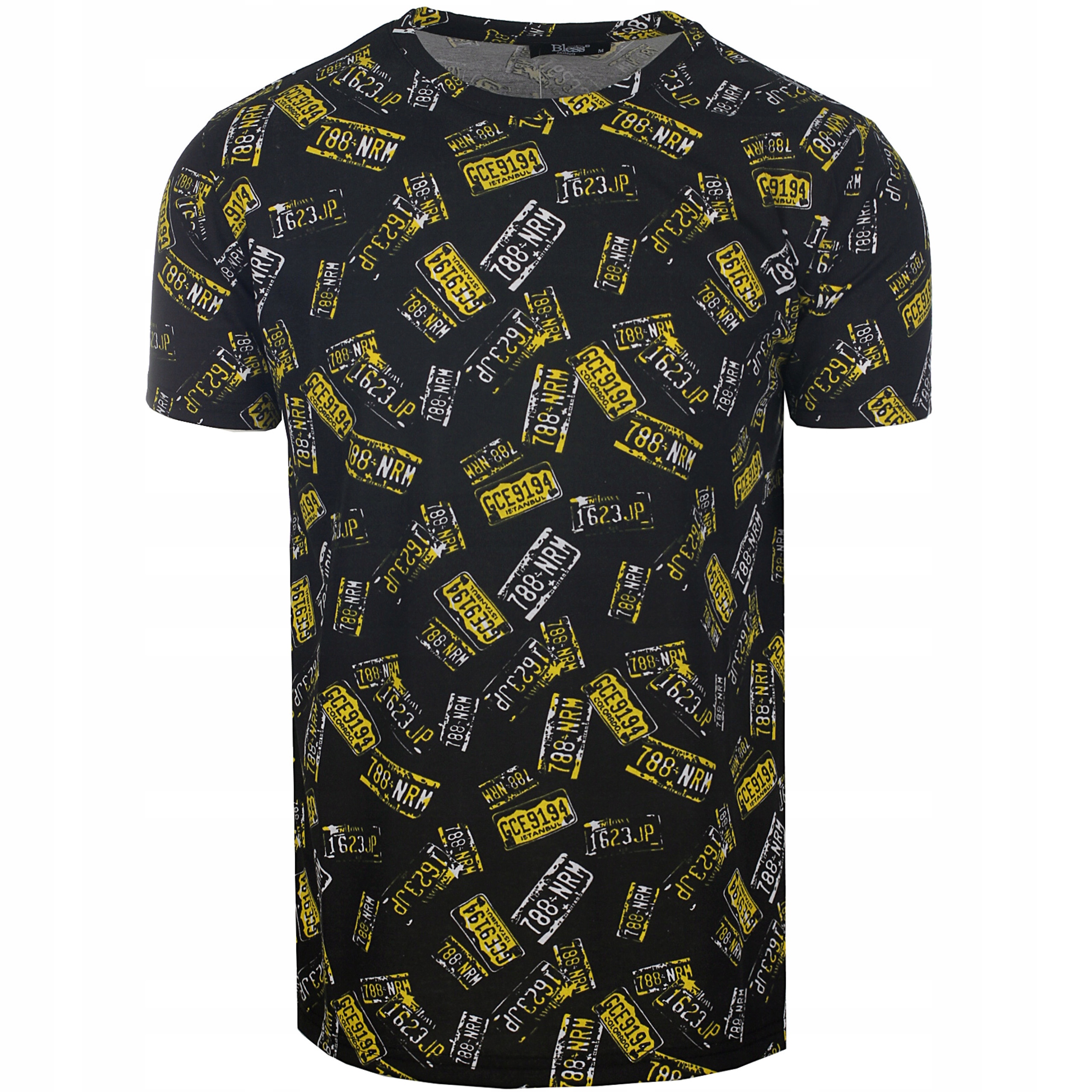 

T-shirt Męski Koszulka Nadruk Czarna TS2241_XL