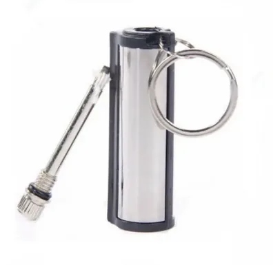 Wieczna Zapałka Krzesiwo Wodoodporne Brelok Okragły Survival Outdoor Edc