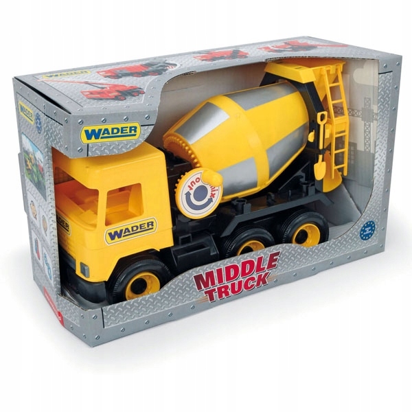

Middle Truck Betoniarka Żółta W Kartonie Wader