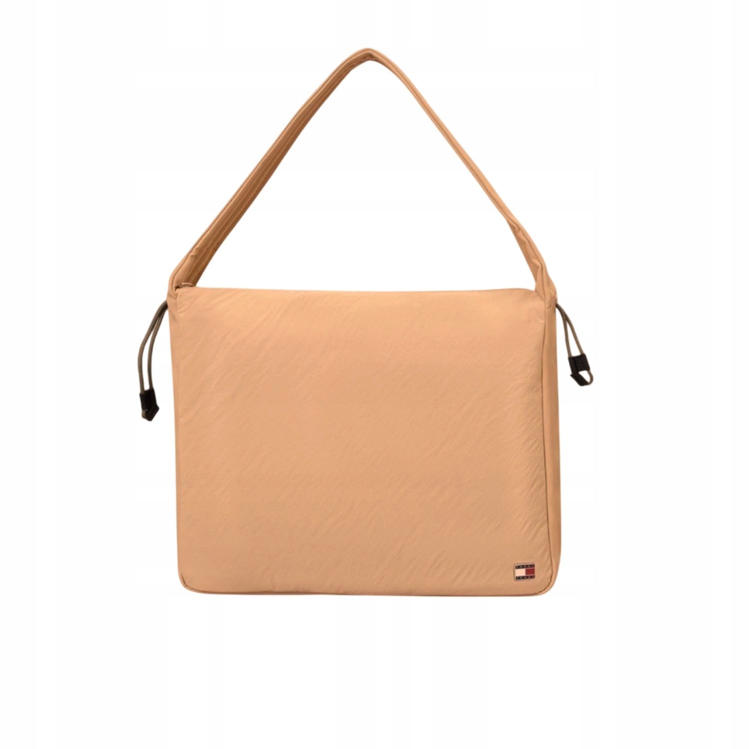 Dámská kabelka Tommy Jeans béžová shopperka velká, prostorné logo klasika