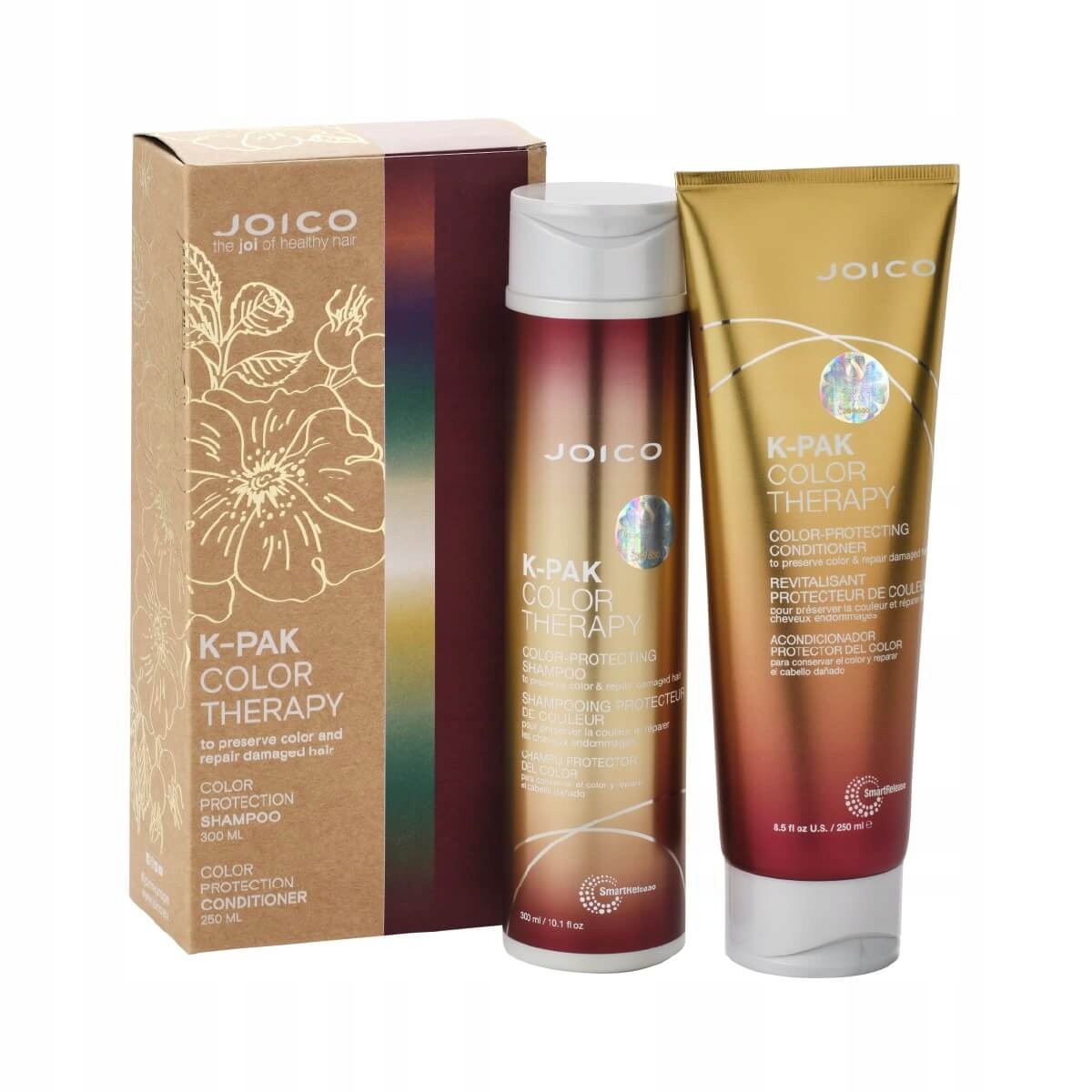Joico K-Pak Color Therapy Sada barvených vlasů Šampon 300 ml Kondicionér 250