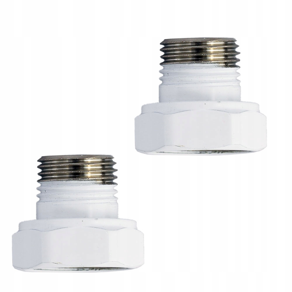 złączka adapter GW 3/4 na GZ 1/2 biała