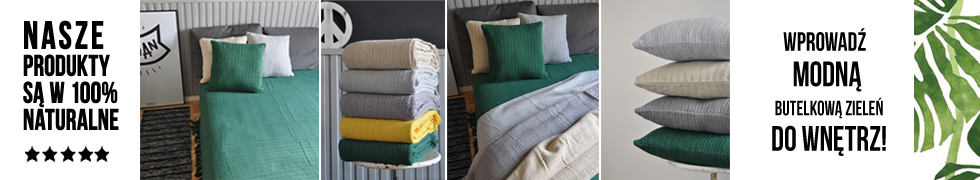 Poszewka na poduszkę dekoracyjna loft Greta 40x40 butelkowa zieleń Rodzaj dekoracyjna