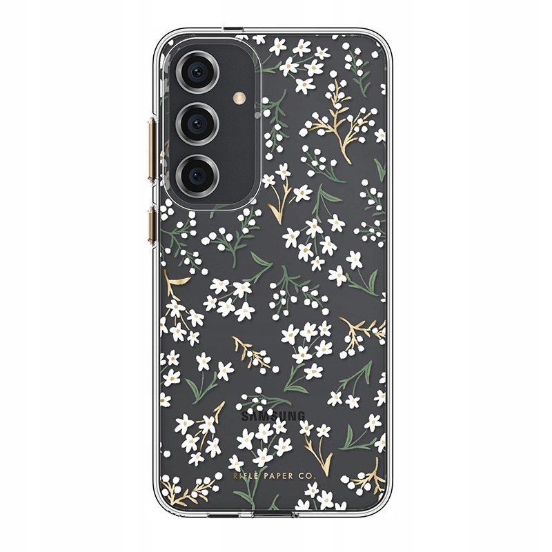 Rifle Paper Clear Pouzdro Samsung Galaxy S24+ (Petite Fleurs)