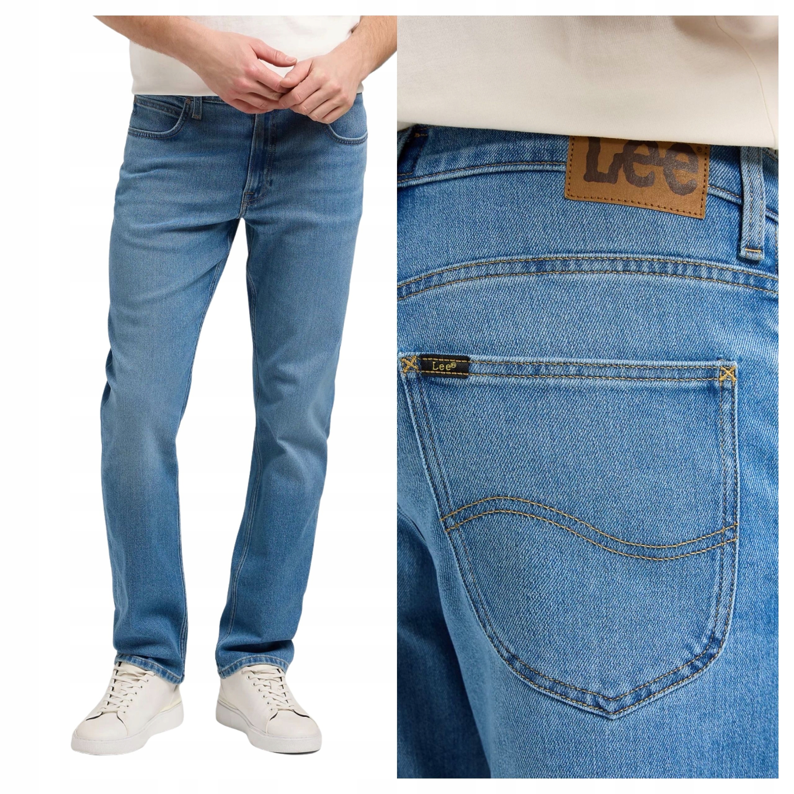 Pánské džínové kalhoty Lee Brooklyn Straight Baleigh Klasické W38 L30