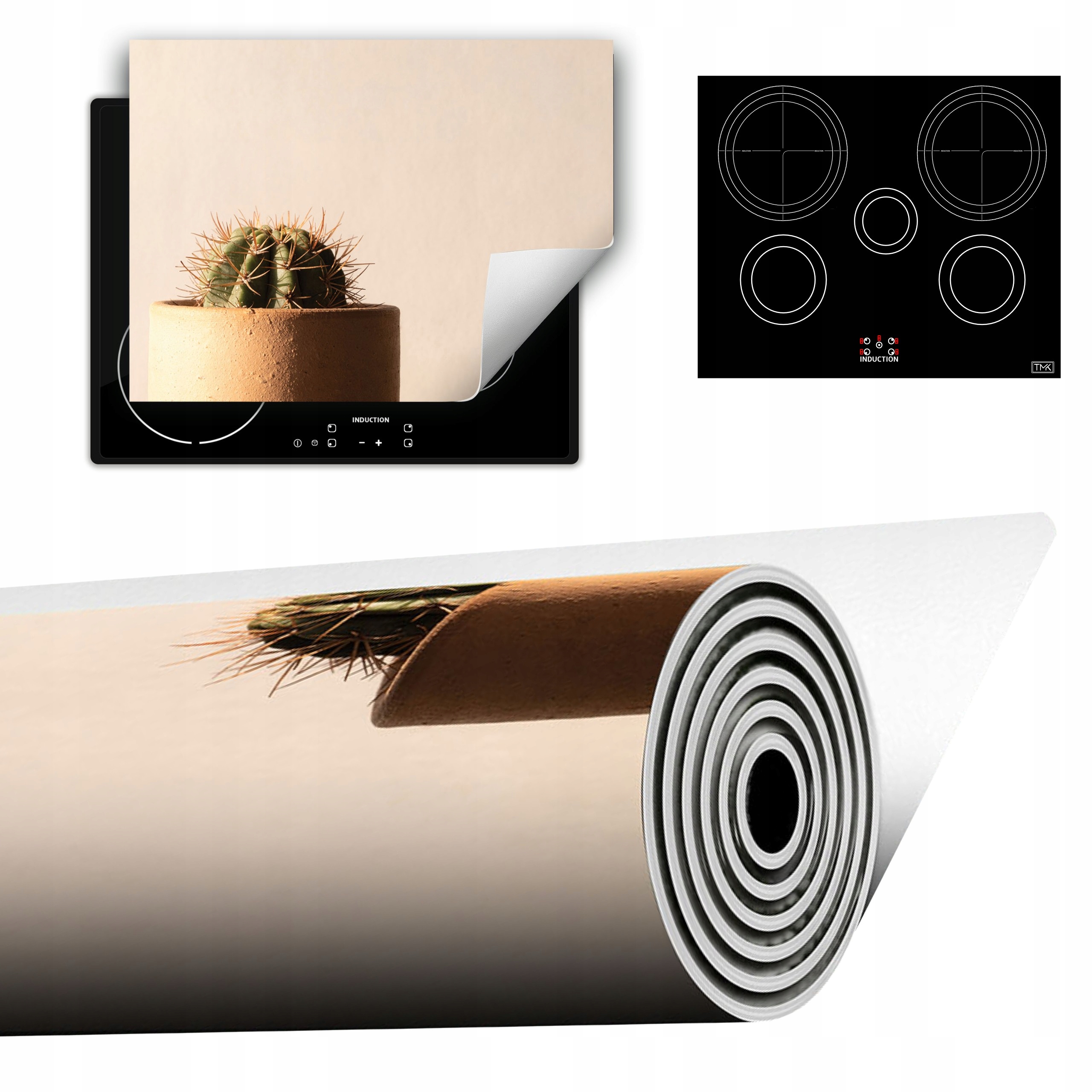 Vinylová Podložka Do Kuchyně Více Místa 70x52 kaktus