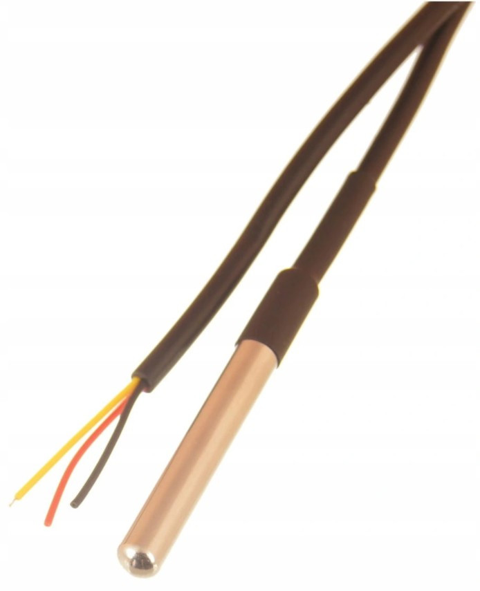 DS18B20 Czujnik temperatury wodoodporny 1m Producent bez marki