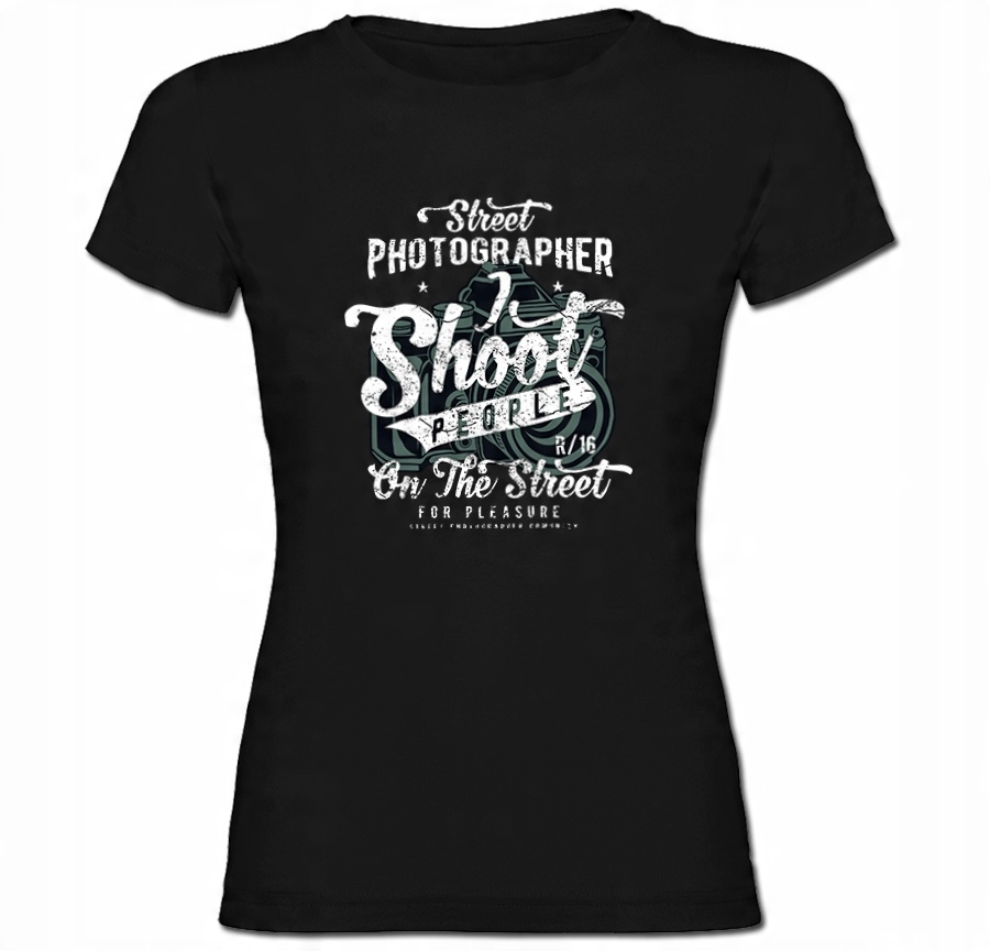 

Tshirt damski Aparat Fotografia Zdjęcia Fotos XXL