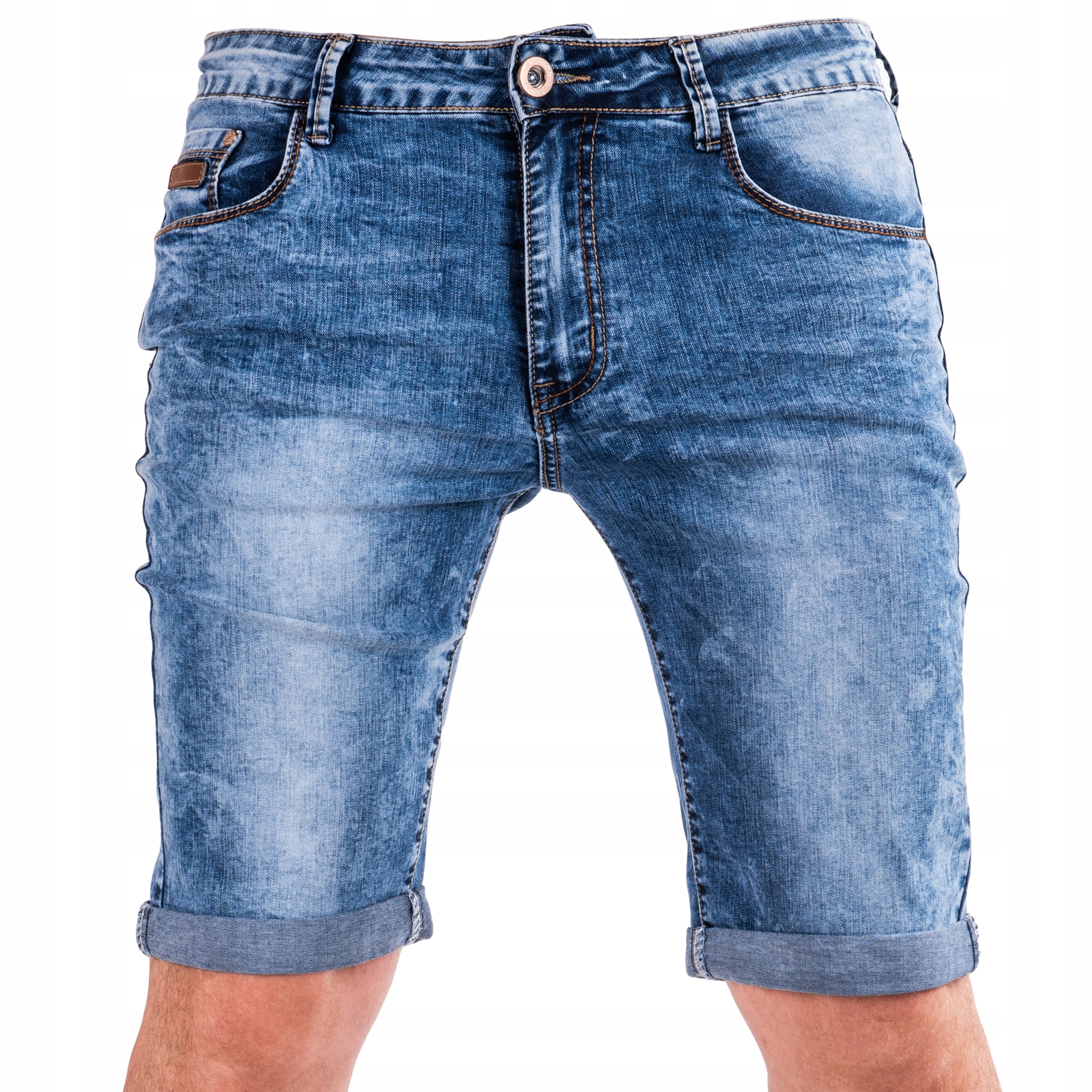

Krótkie spodenki Jeansowe mankiety Shane r.34