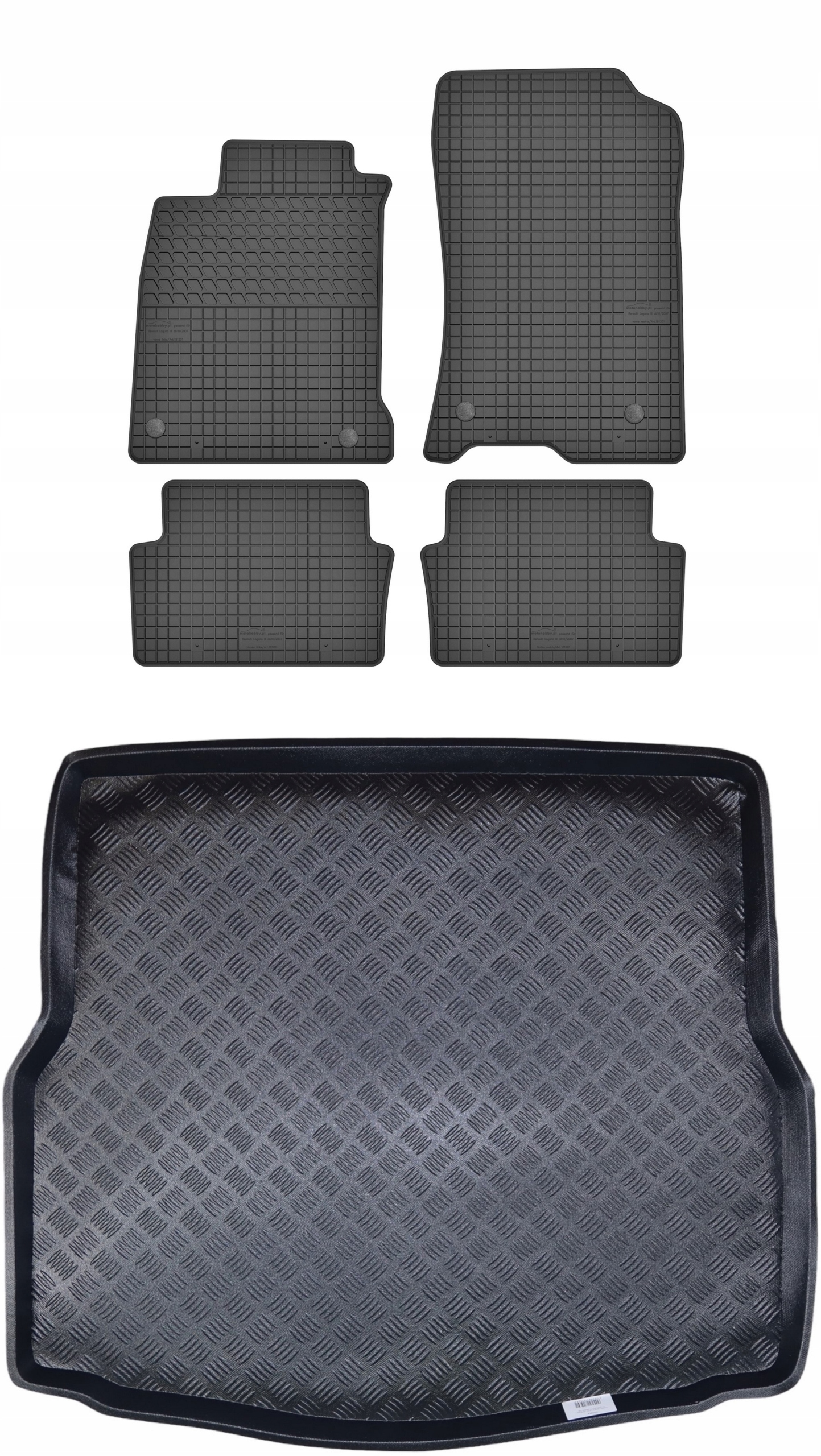 Koberce nosič pro: Renault Laguna III 2007-2015 liftback