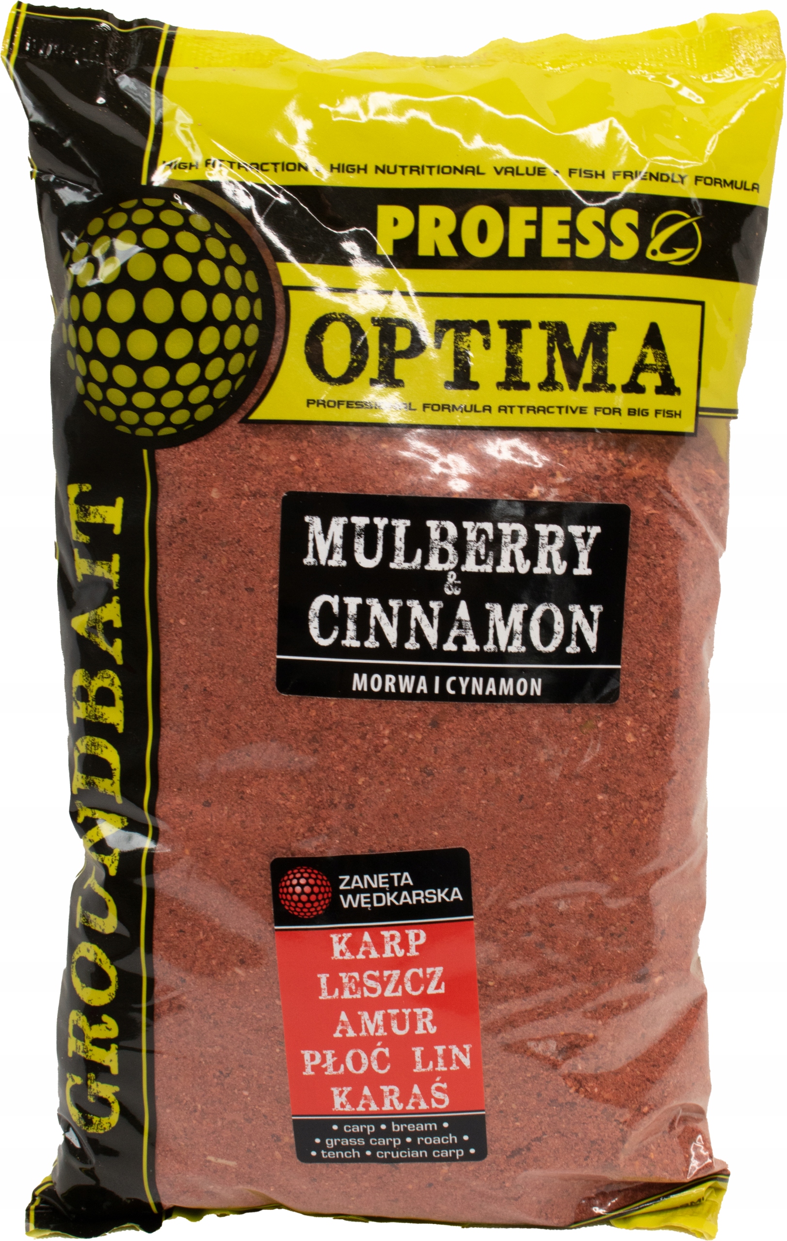 10 x Zanęta Profess Optima 1kg MORWA I CYNAMON Smak inny