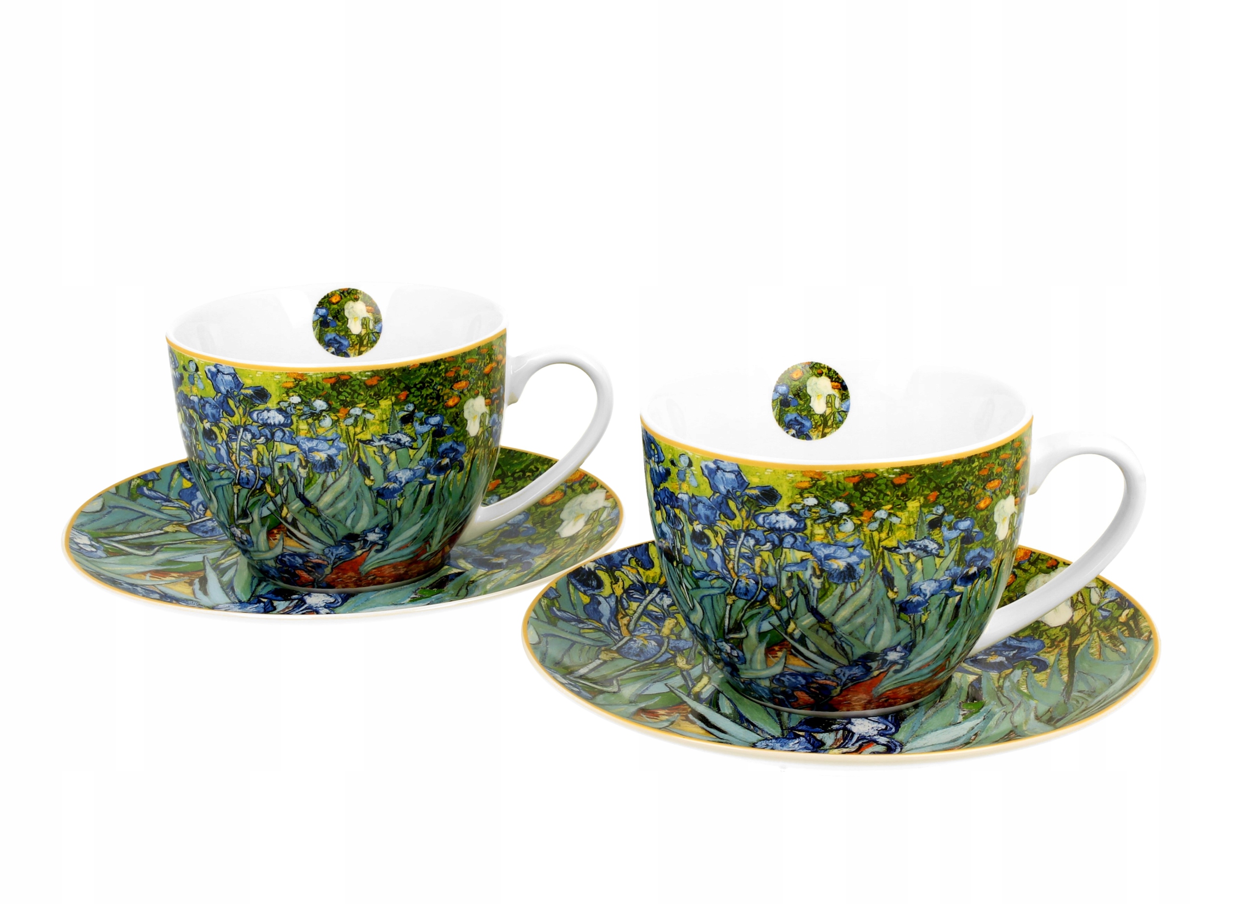 2 Filiżanki ze spodkami 280 ml Irysy Vincent van Gogh EAN (GTIN) 5902693928225