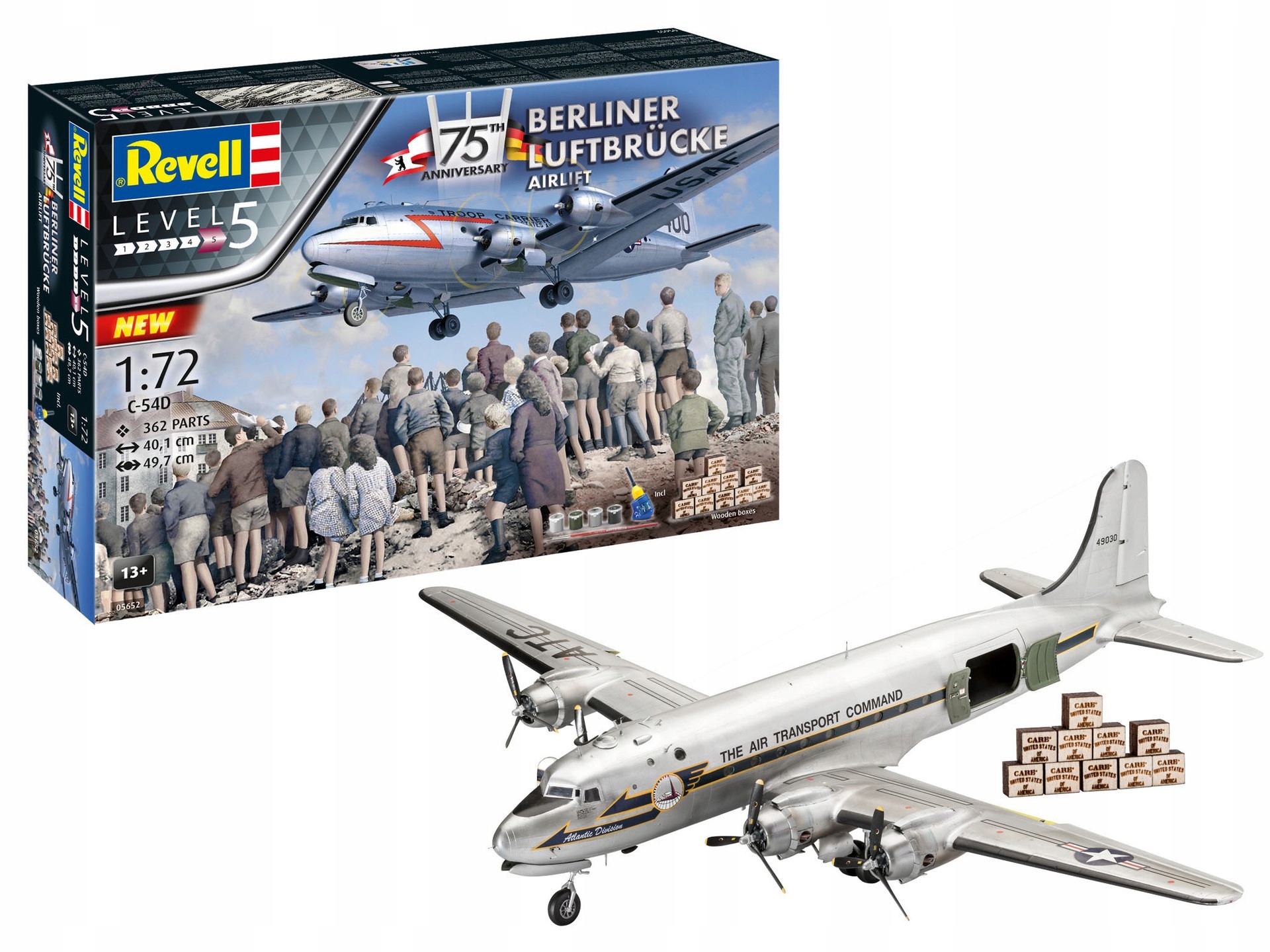 1:72 Dárková sada 75th Anniversary Berliner Luftbrücke Revell 05652