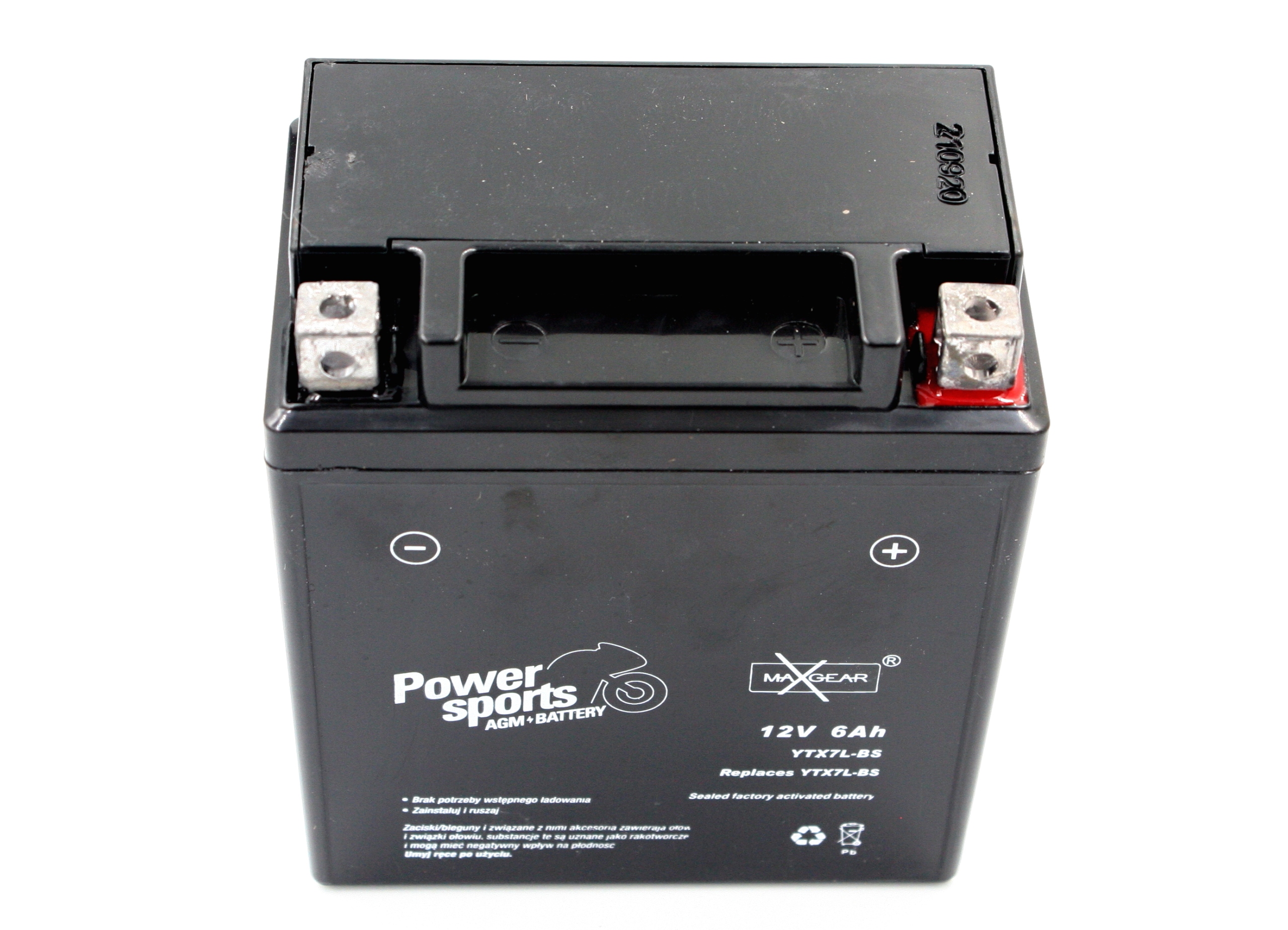 85-9047 - АКУМУЛЯТОР AGM 12V 6AH YTX7L-BS HONDA VT, CA, CB