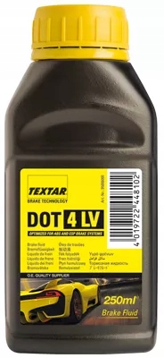 BRZDOVÁ KVAPALINA DOT-4 PRO LV PRE ESP/ASR 250 ML TEXTAR