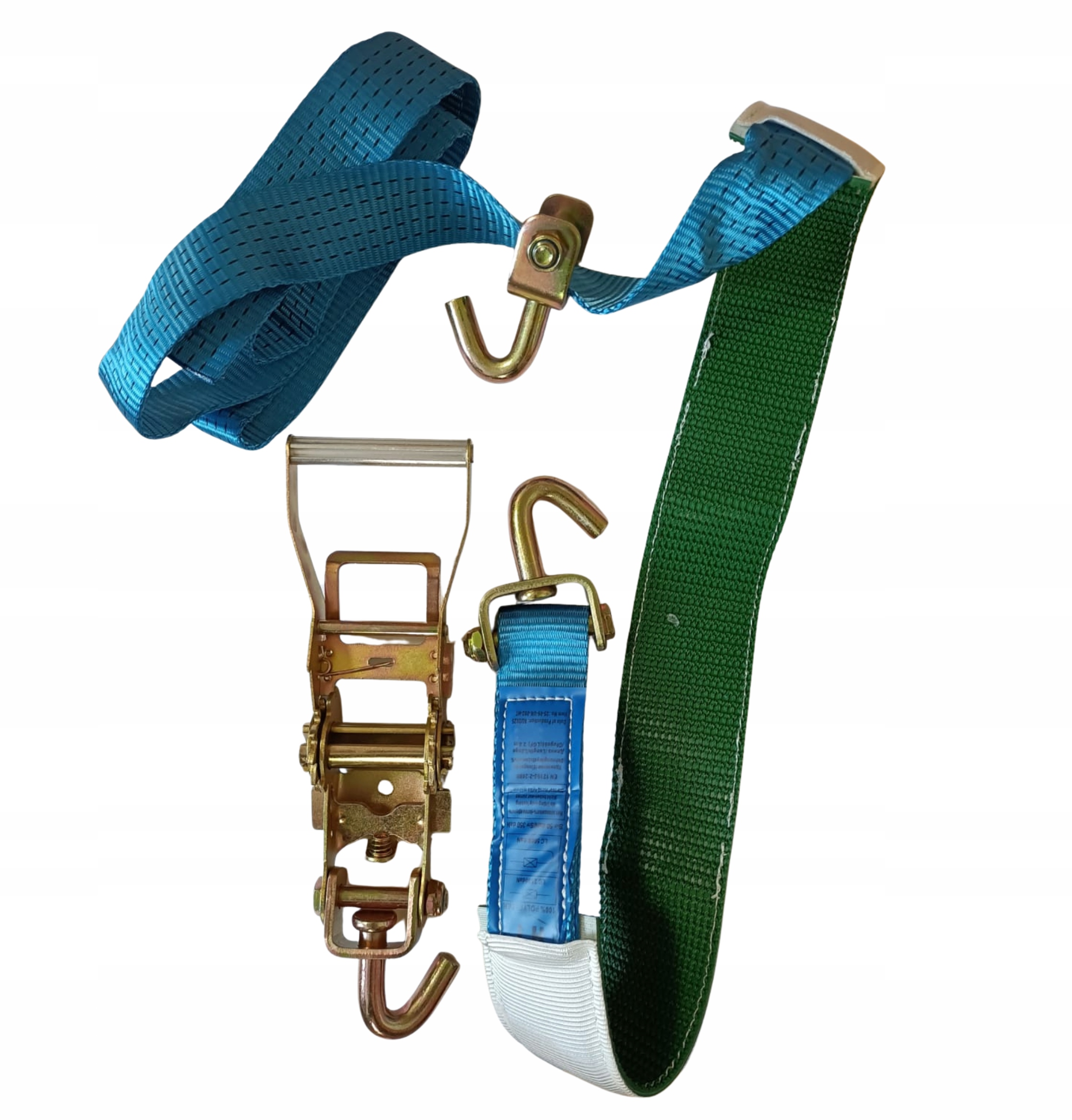 Pas transportowy ściągający laweta 50 mm/ 3 m 5-ton z automatem Lohr tarka