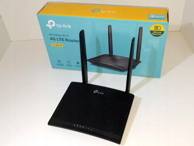 Bezdrátový Wifi Router Tp-link TL-MR100 4G Lte Komplet