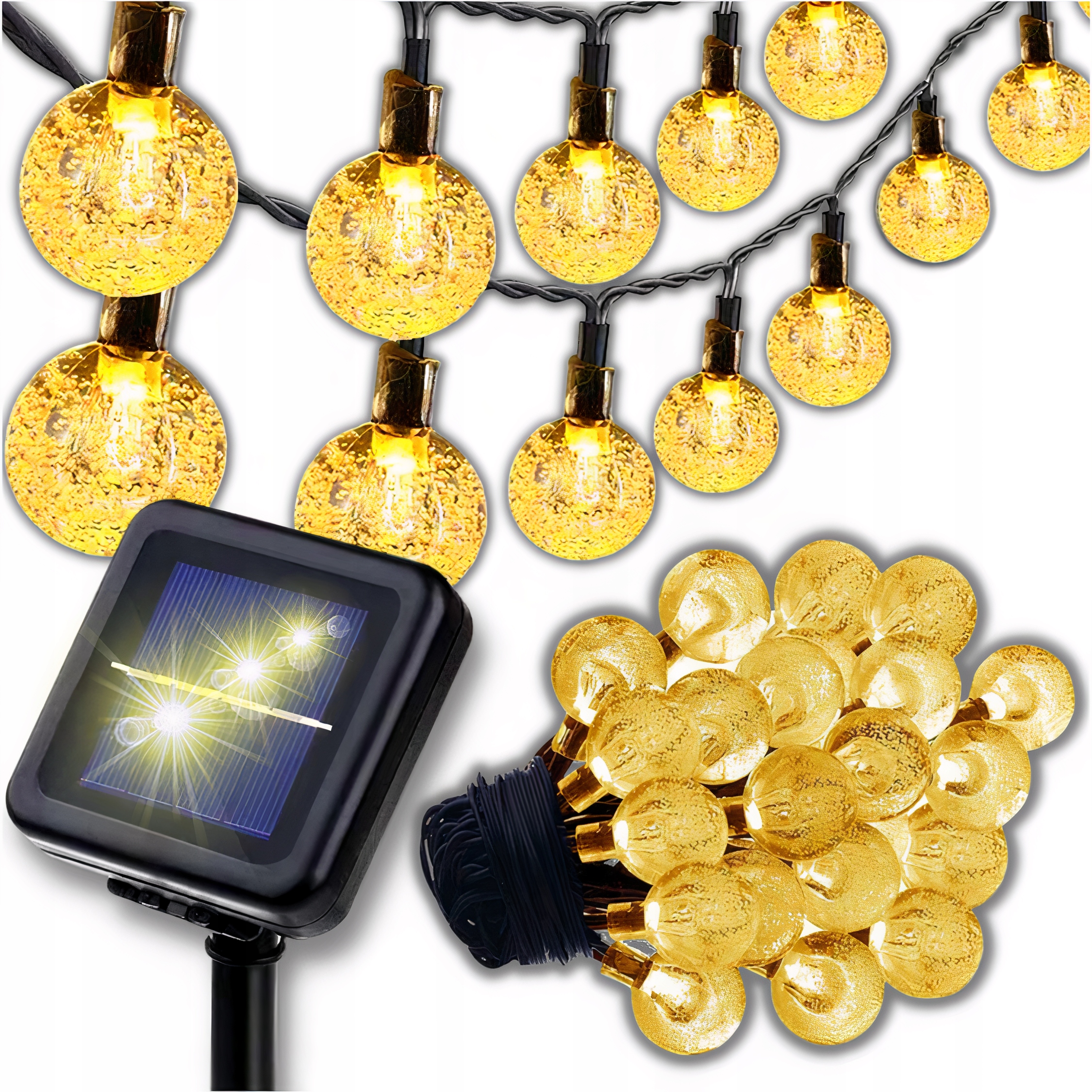 

Lampki Solarne Ogrodowe Girlanda Solarna Żarówki