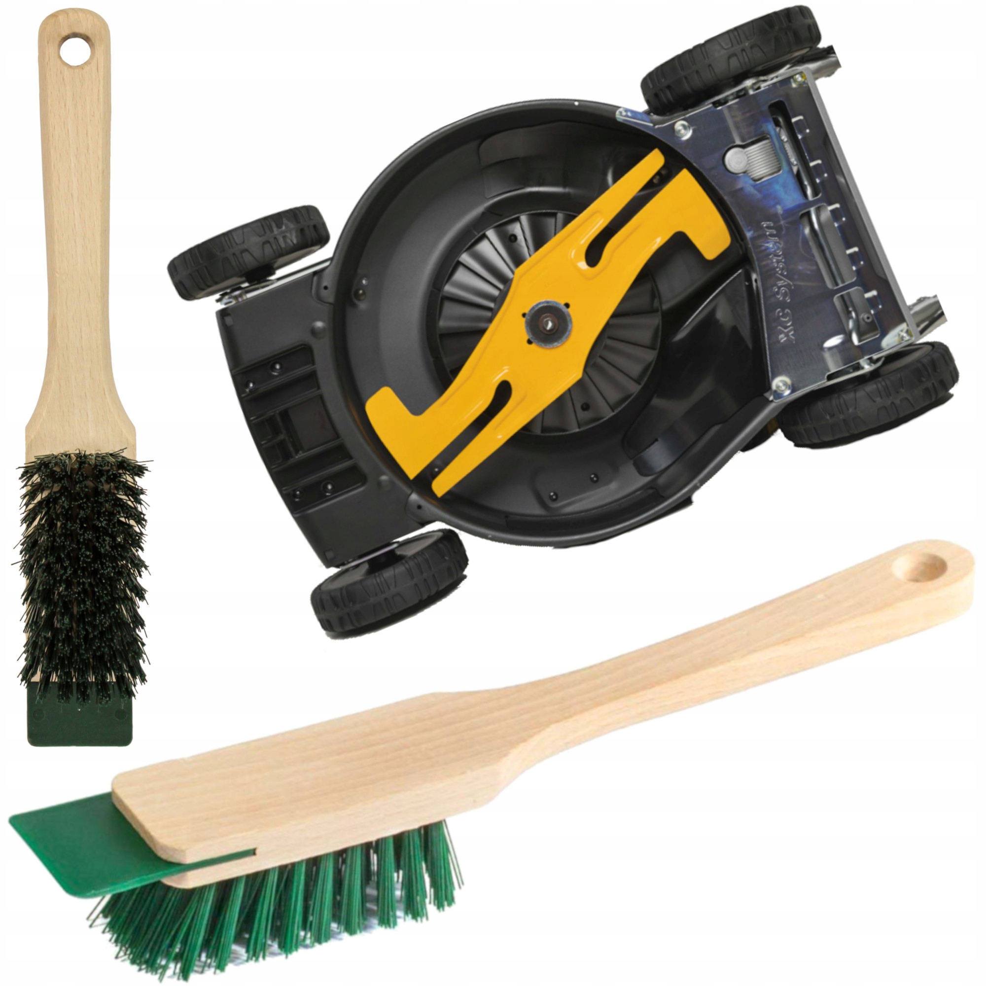 

Szczotka Do Czyszczenia Kosiarki + Skrobak Stalco