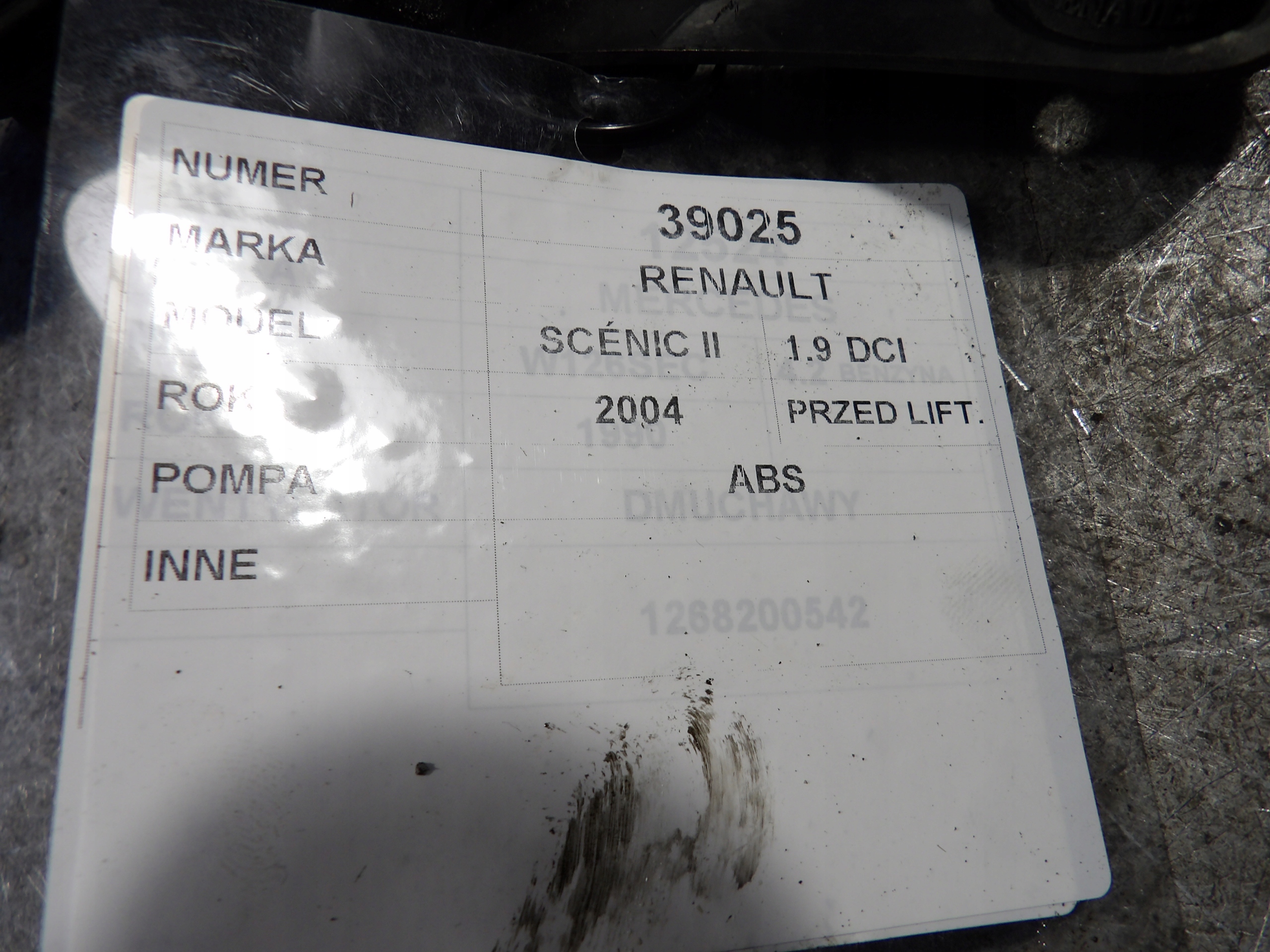 Renault Scenic II Pompa ABS 0265231474 8200344606