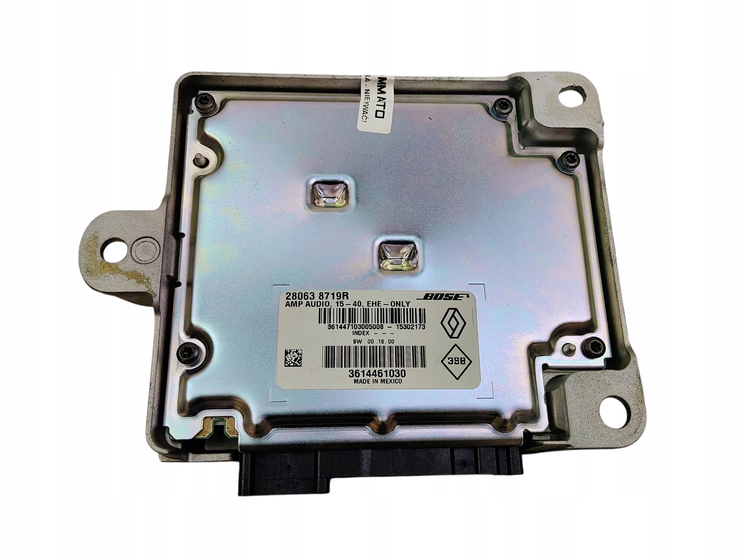 amplifier AUDIO BOSE RENAULT ESPACE V 5 (2014-2019) 280638719R