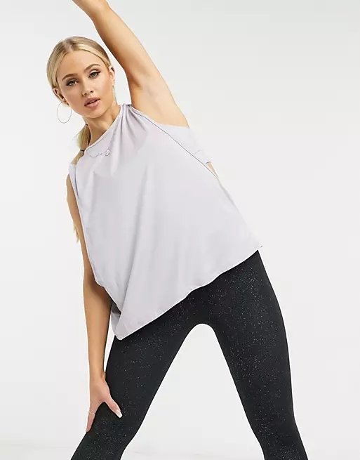 Asos South Beach Jasny Tank Top Joga Koszulka Sportowa S 11112