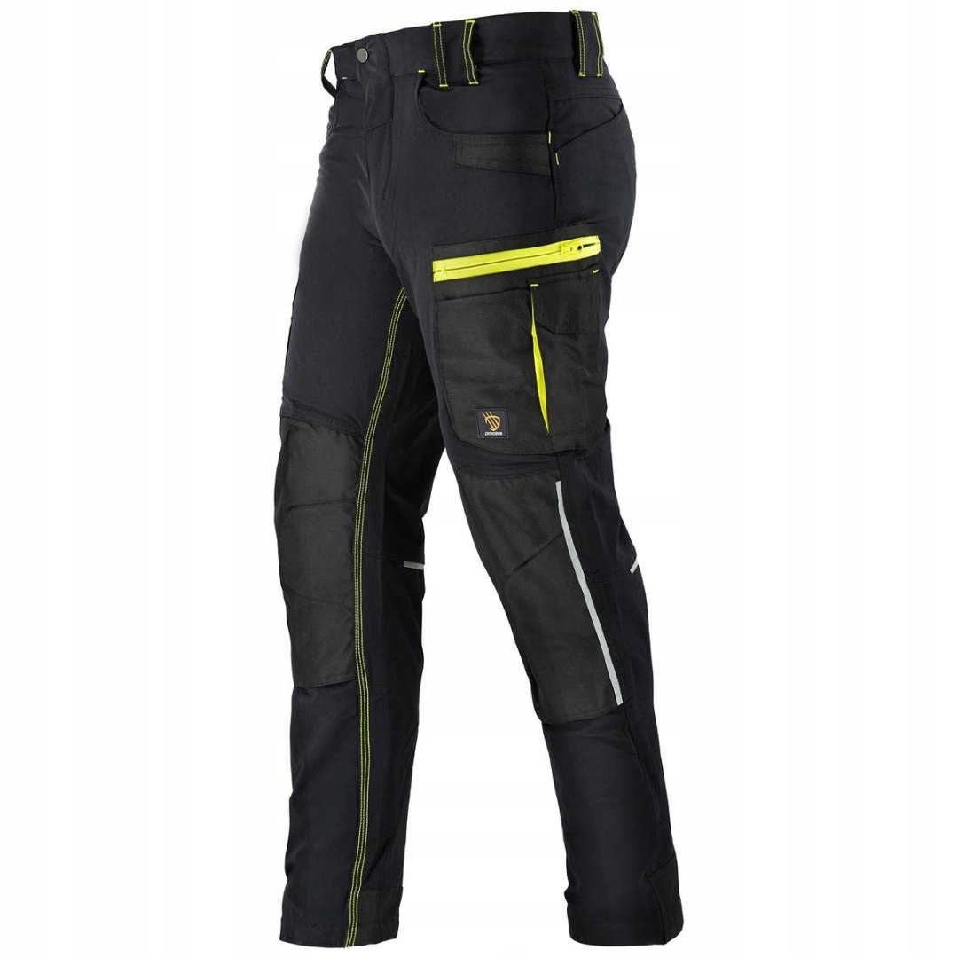 Spodnie Do Pasa Nexus Elastyczne Czarne Rozm. 46