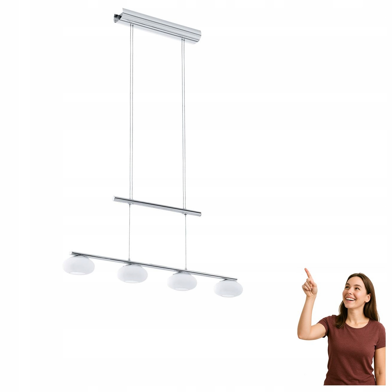 Závesná Led lampa 4x4,5W Aleandro 1 96528 Eglo