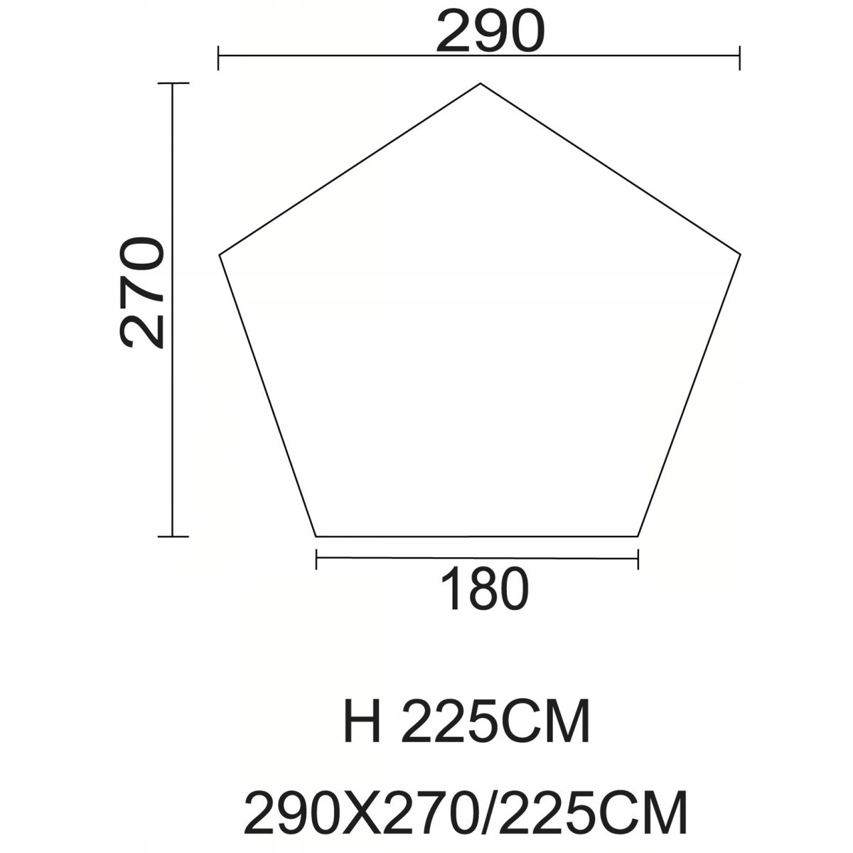 Namiot „tipi” oliwkowy 3 osobowy Kod producenta 32133B