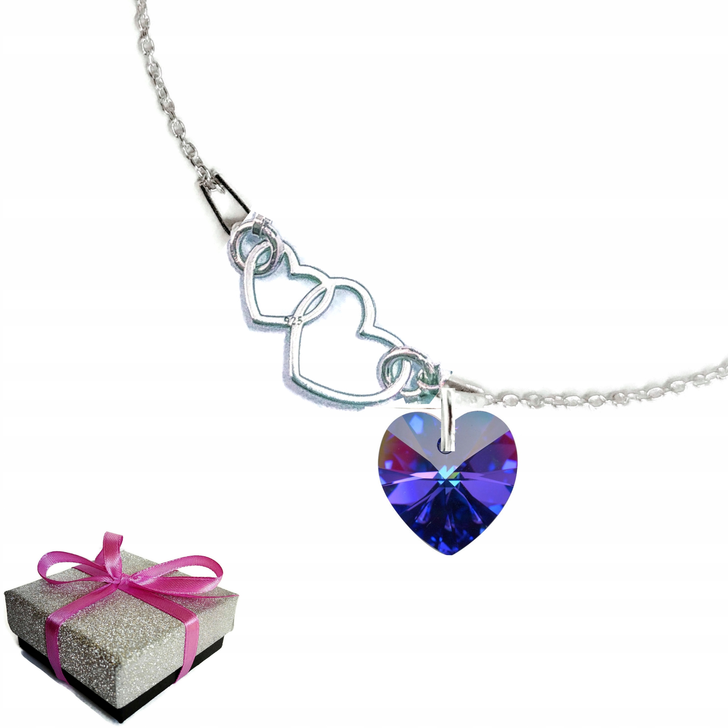 

Bransoletka dla Żony Serce Swarovski Srebro 925