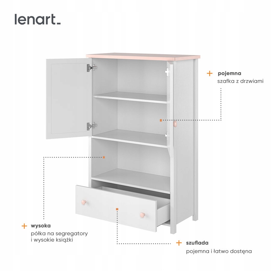 LUNA Zestaw do pokoju młodzieżowego łóżko/regał Marka inna