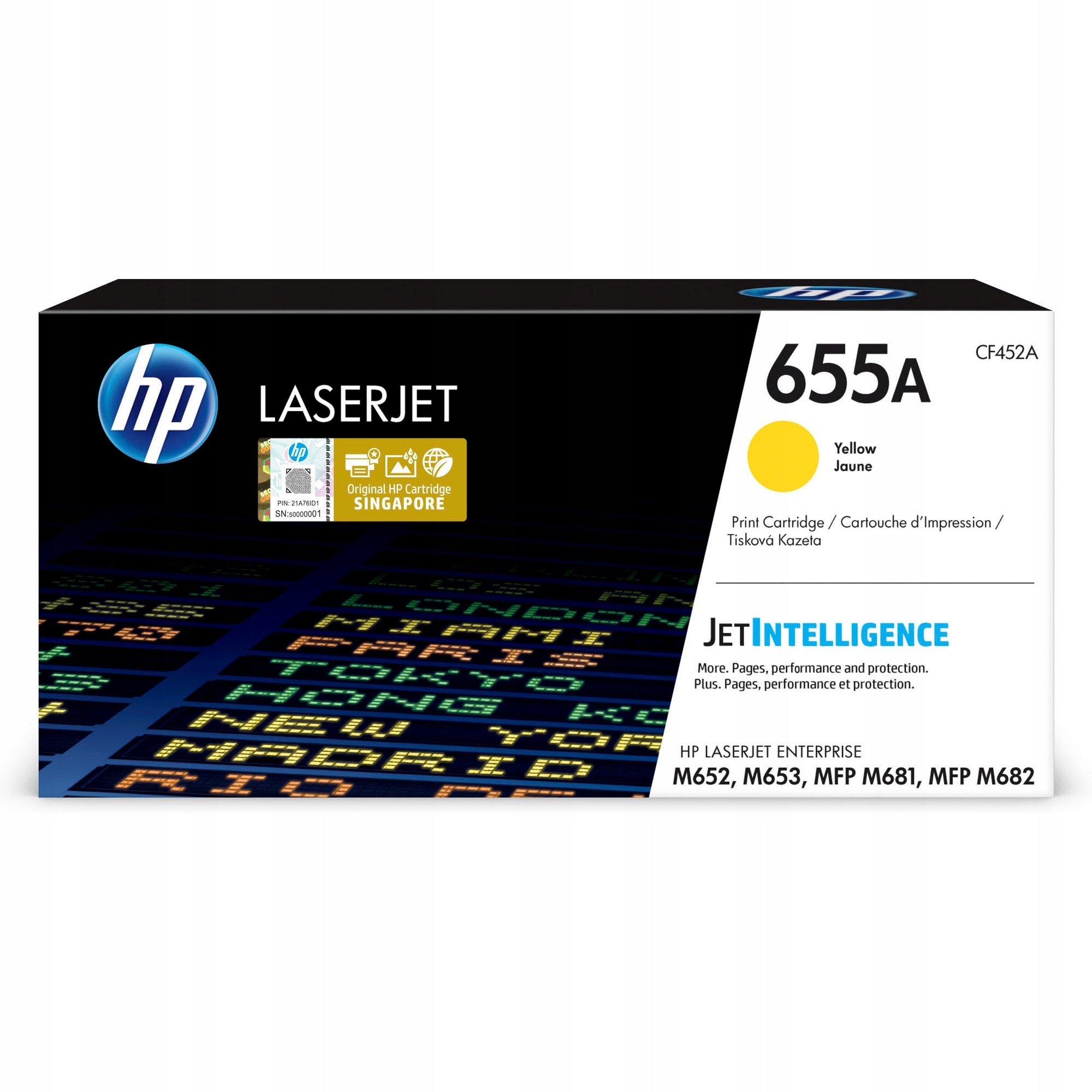 Hp 655A žltý toner (CF452A) originál