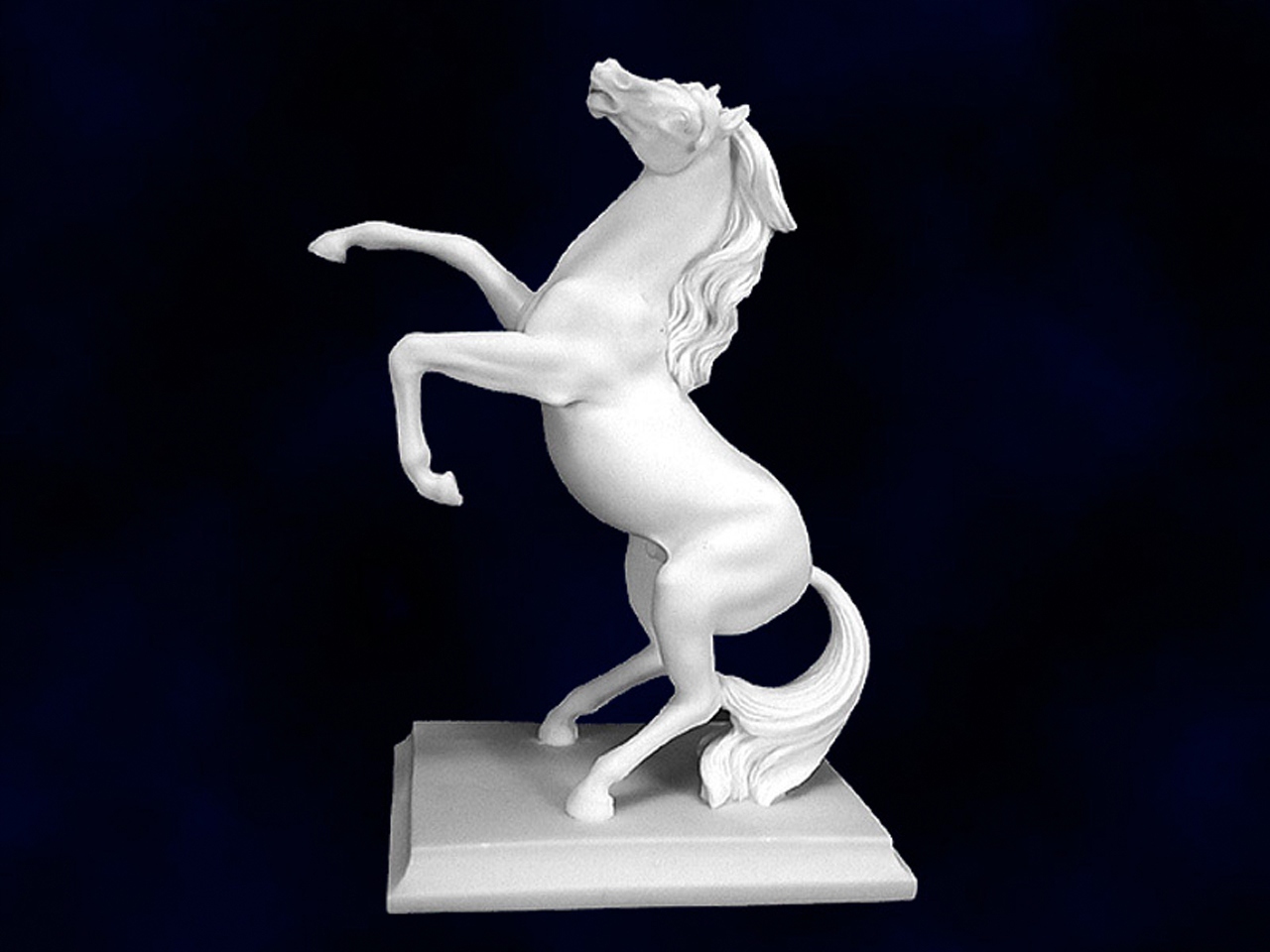 Figúrka Kôň Dub Stojaci Dekoratívna Socha Dekorácia Do Obývacej Izby