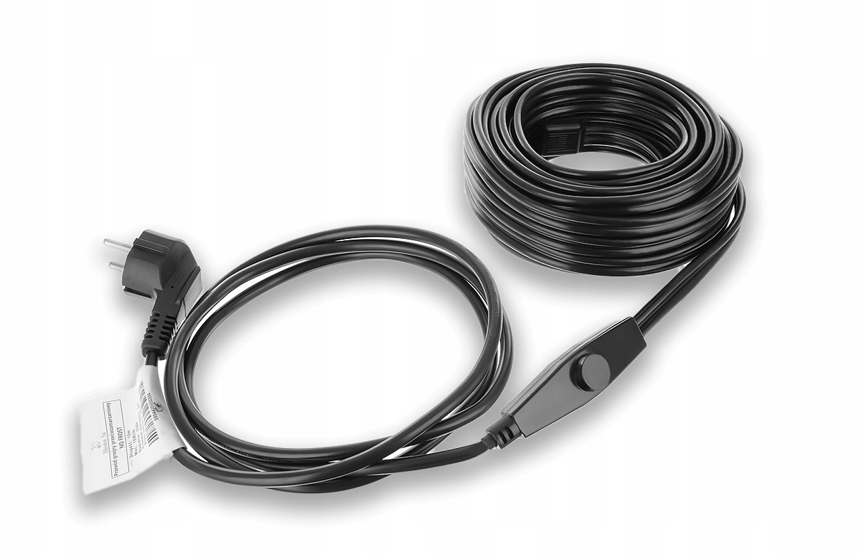 

Przewód Kabel grzejny samoregulujący Termostat 14m