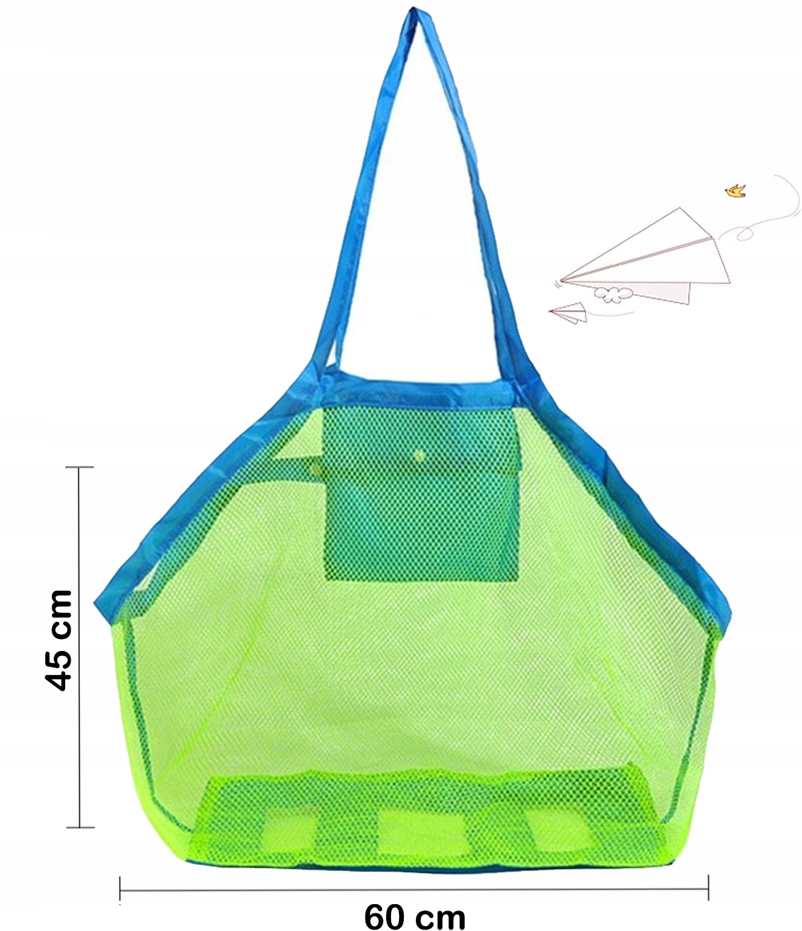 TORBA NA PLAŻĘ PLAŻOWA TOREBKA SIATKA DUŻA XXL Model D749