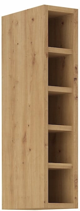 Závěsná Kuchyňská Skříňka Otevřená 15x90 Dub Artisan