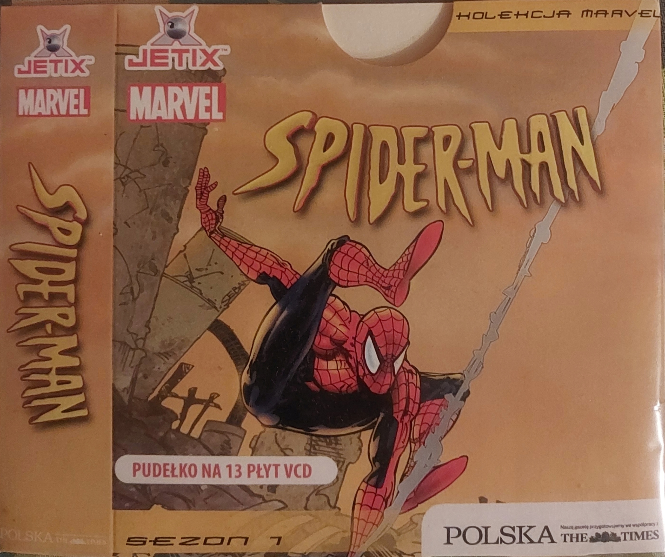 Puste Pudełko na 13 płyt VCD Spiderman