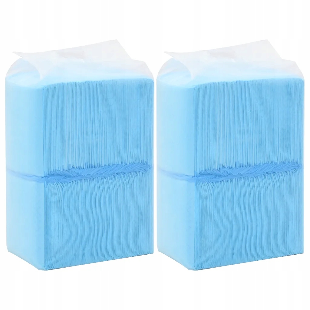 Hygienické podložky pro štěňata 4-vrstvé 45 x 33 cm modro-bílé