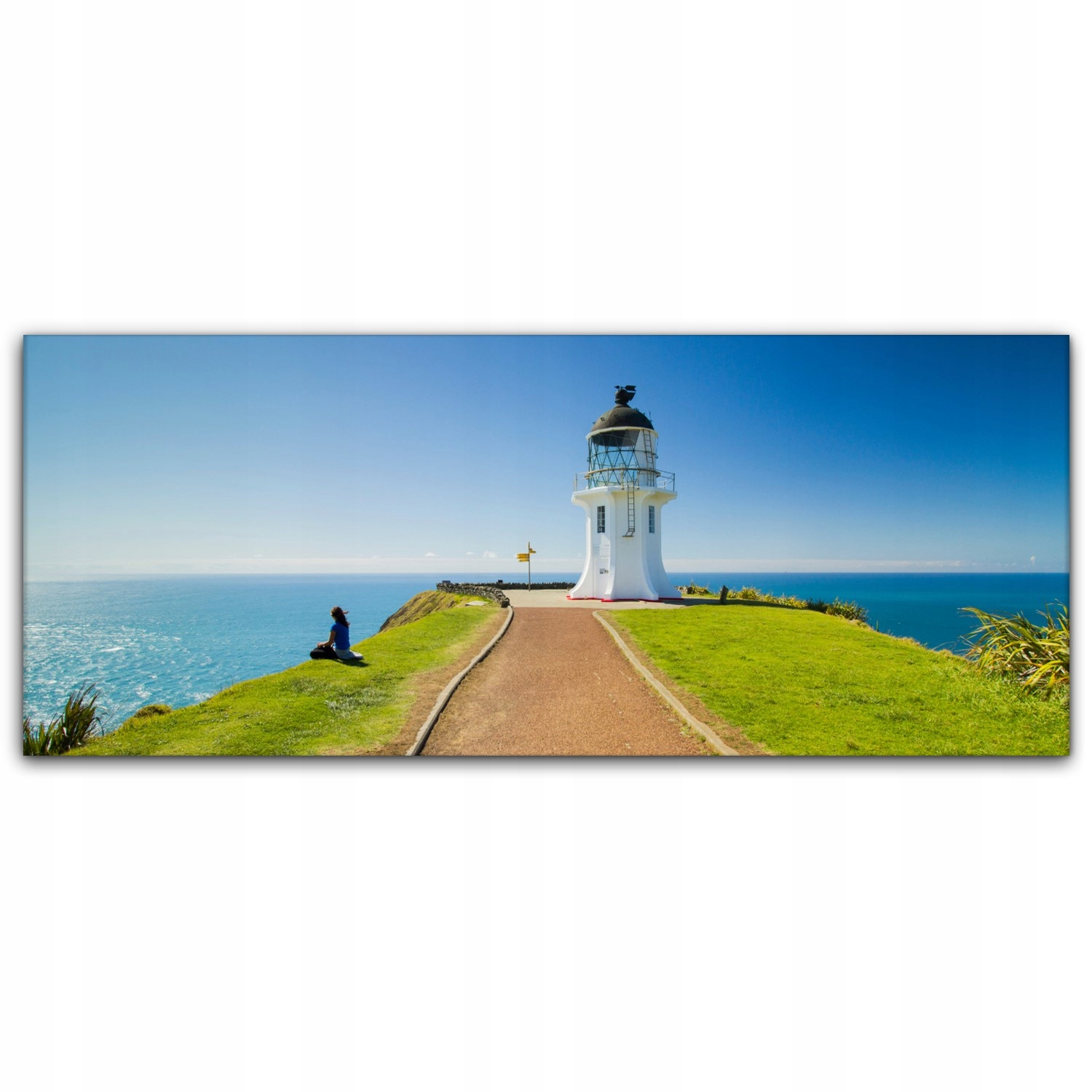 

foto-obraz na płótnie 125x50 Latarnia Morska Morze