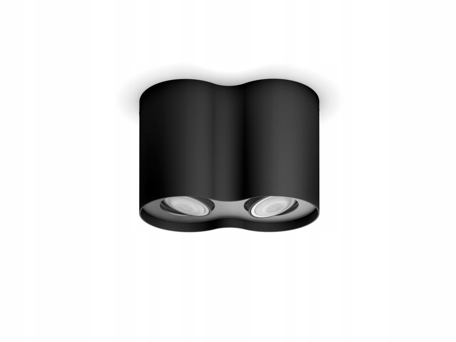 Spot kulatý Philips Hue černý