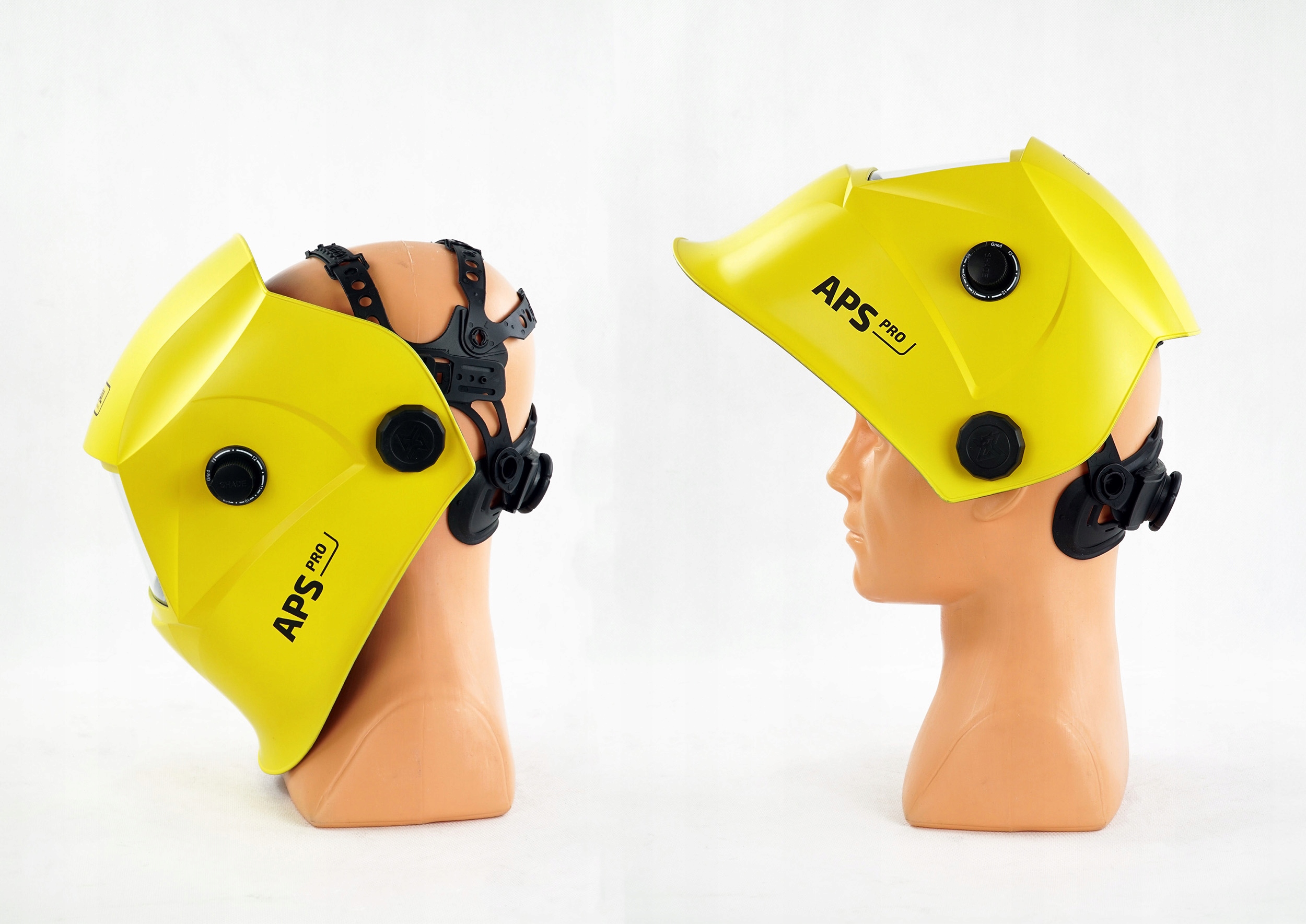 Przyłbica maska samościemniająca LCD matowa APS spawarka MIGOMAT TIG MMA Seria APS