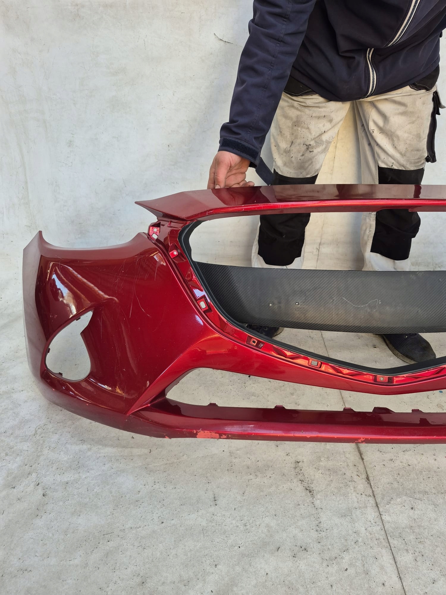 MAZDA 2 III 14-19 bumper front front